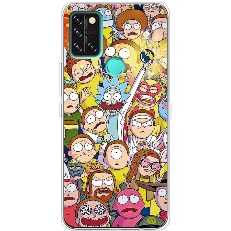 Чехол BoxFace Umidigi A9 Pro Rick and Morty