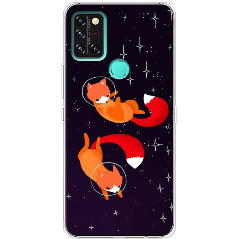 Чехол BoxFace Umidigi A9 Pro Fox-Astronauts