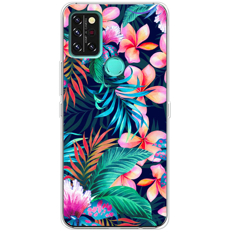 Чехол BoxFace Umidigi A9 Pro flowers in the tropics