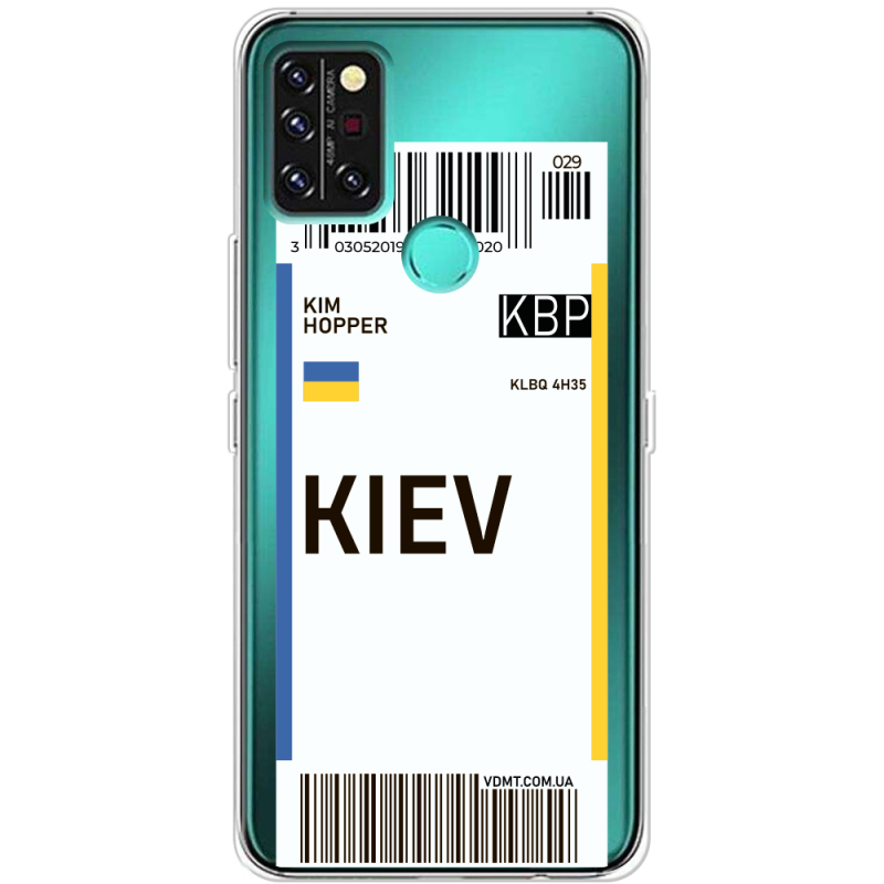 Прозрачный чехол BoxFace Umidigi A9 Pro Ticket Kiev
