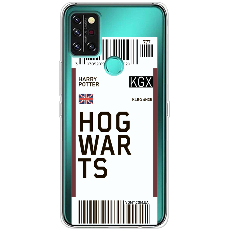 Прозрачный чехол BoxFace Umidigi A9 Pro Ticket Hogwarts