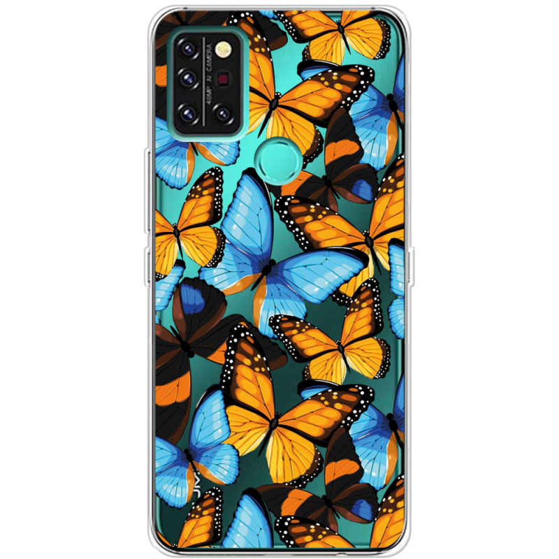 Прозрачный чехол BoxFace Umidigi A9 Pro Butterfly Morpho