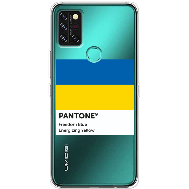 Прозрачный чехол BoxFace Umidigi A9 Pro Pantone вільний синій