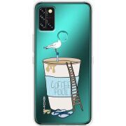Прозрачный чехол BoxFace Umidigi A9 Pro Segull in Cofee Pool