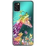 Прозрачный чехол BoxFace Umidigi A9 Pro Colorful Giraffe