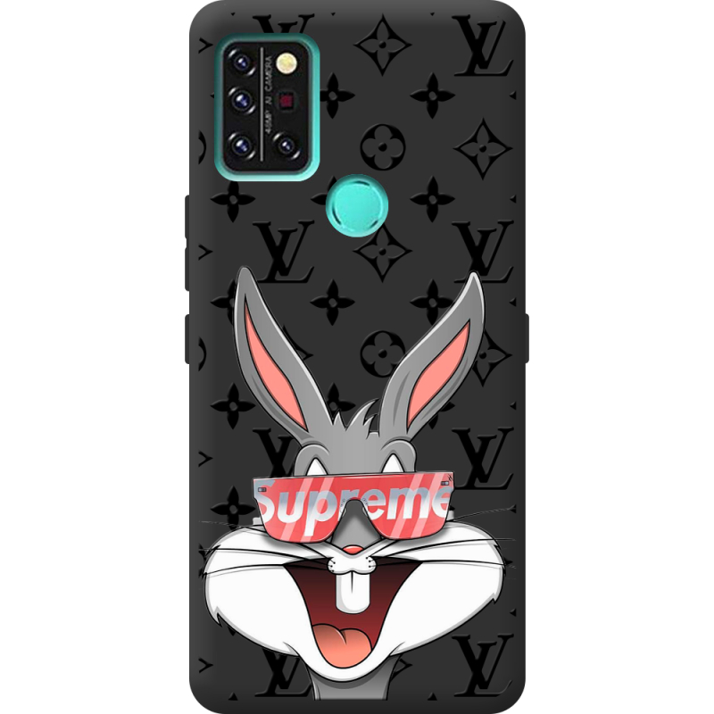 Черный чехол BoxFace Umidigi A9 Pro looney bunny