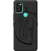 Черный чехол BoxFace Umidigi A9 Pro Horse