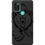 Черный чехол BoxFace Umidigi A9 Pro Grizzly Bear