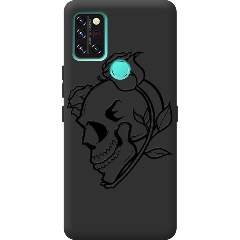 Черный чехол BoxFace Umidigi A9 Pro Skull and Roses