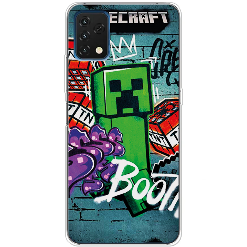 Чехол BoxFace Umidigi A11S Minecraft Graffiti