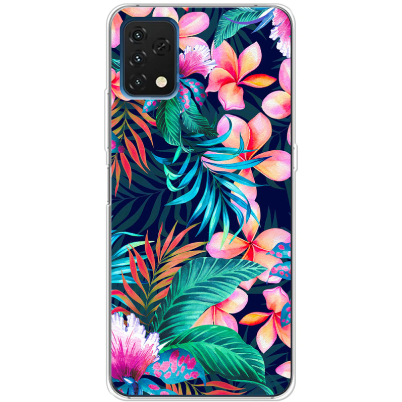 Чехол BoxFace Umidigi A11S flowers in the tropics