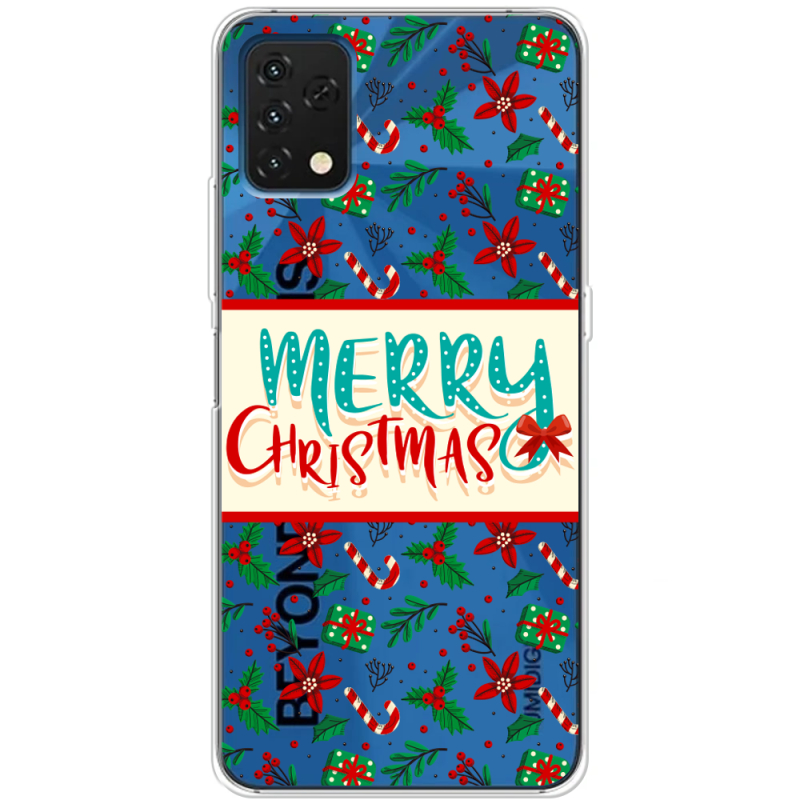 Прозрачный чехол BoxFace Umidigi A11S Vintage Christmas Pattern