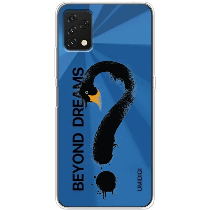 Прозрачный чехол BoxFace Umidigi A11S Swan question