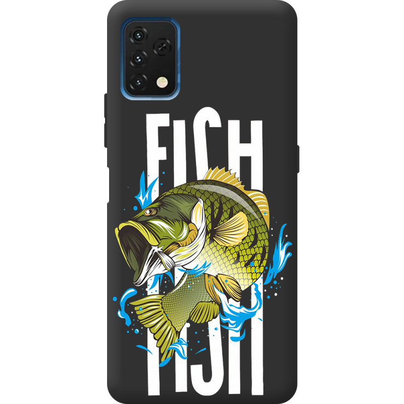 Черный чехол BoxFace Umidigi A11S Fish