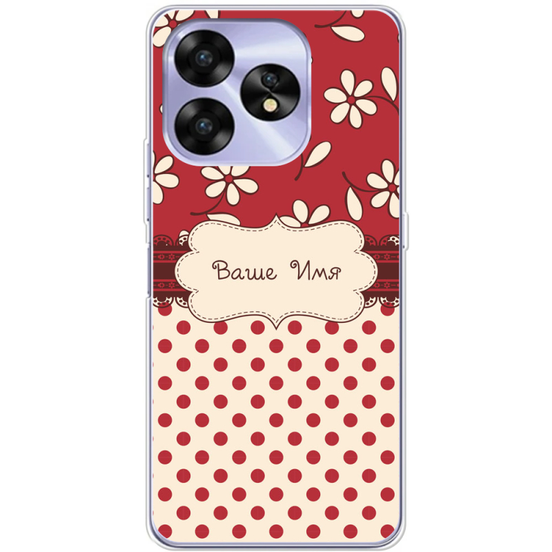 Чехол BoxFace Umidigi A15C Именной Polka Dots