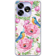 Чехол BoxFace Umidigi A15C Birds and Flowers