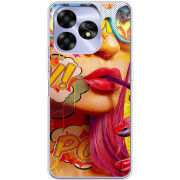 Чехол BoxFace Umidigi A15C Yellow Girl Pop Art