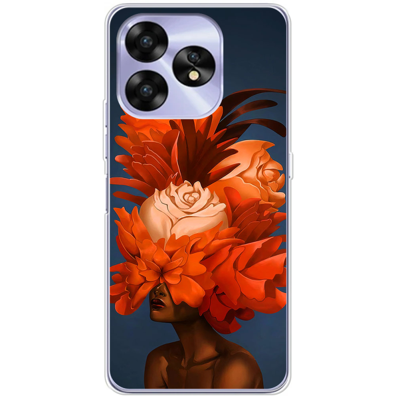 Чехол BoxFace Umidigi A15C Exquisite Orange Flowers