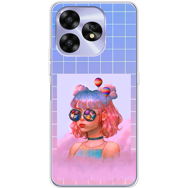 Чехол BoxFace Umidigi A15C Girl in the Clouds