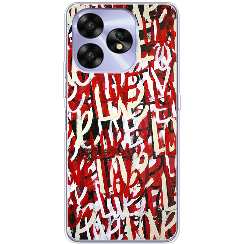 Чехол BoxFace Umidigi A15C Love Graffiti