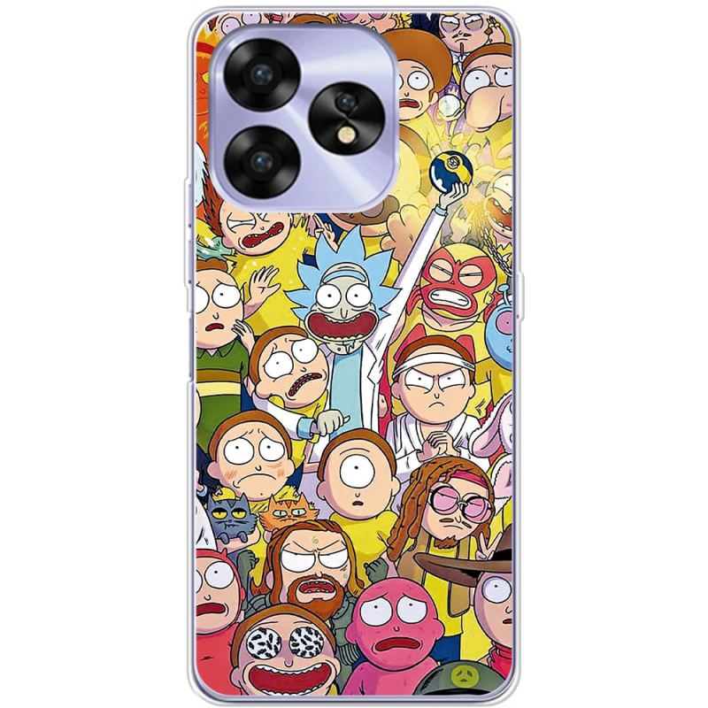 Чехол BoxFace Umidigi A15C Rick and Morty