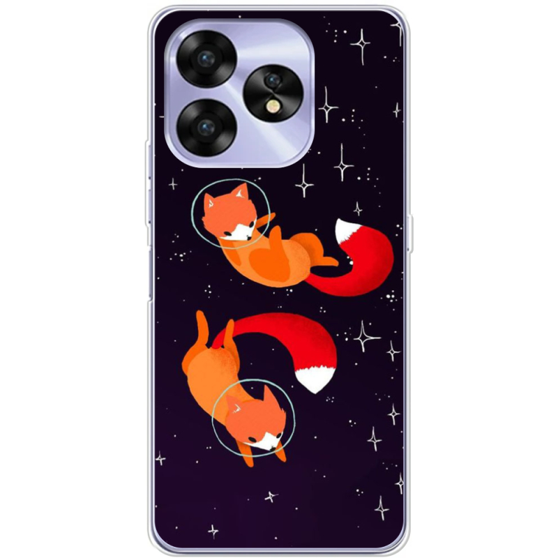 Чехол BoxFace Umidigi A15C Fox-Astronauts