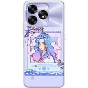 Прозрачный чехол BoxFace Umidigi A15C The Sakuras Will Cry For You