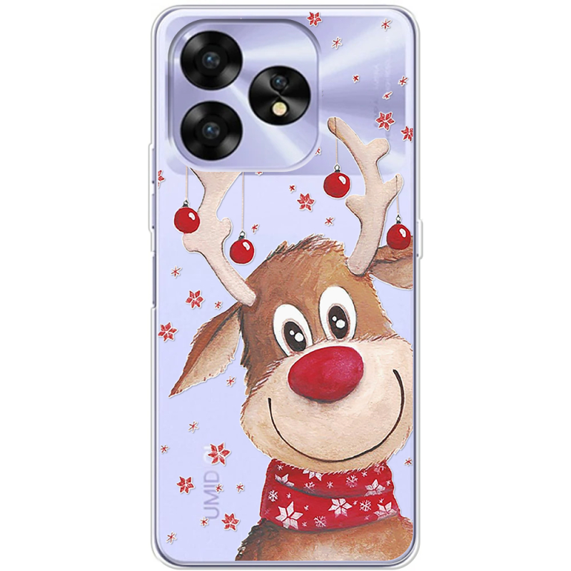 Прозрачный чехол BoxFace Umidigi A15C Winter Deer