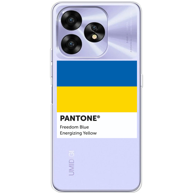 Прозрачный чехол BoxFace Umidigi A15C Pantone вільний синій