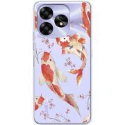 Прозрачный чехол BoxFace Umidigi A15C Japanese Koi Fish