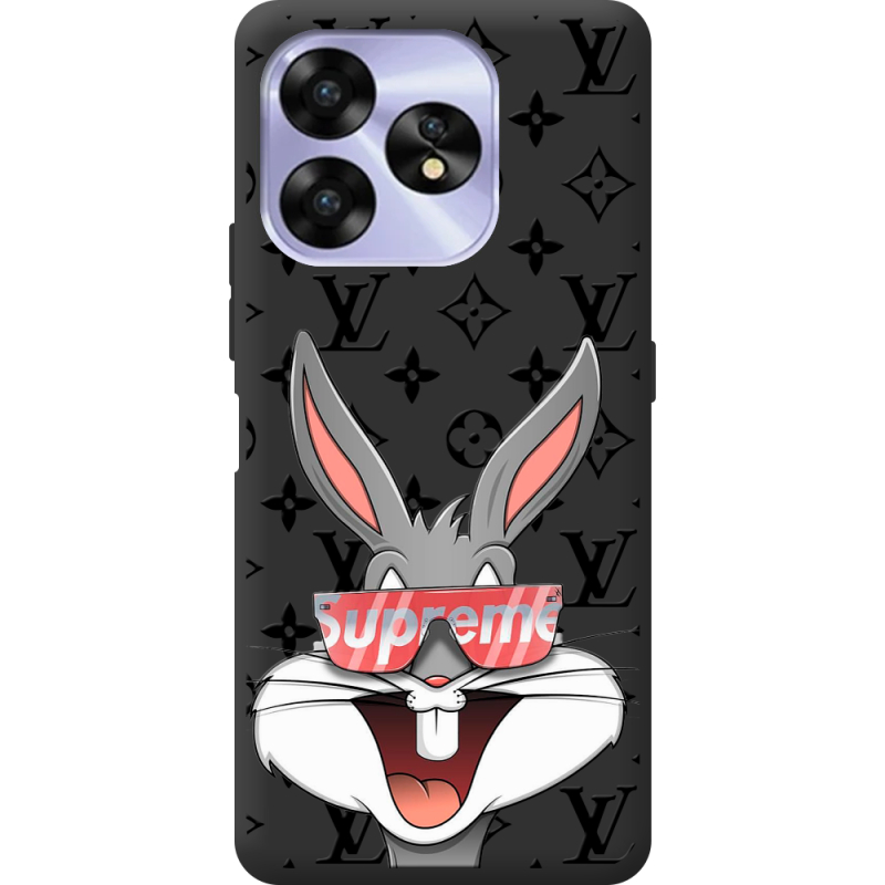 Черный чехол BoxFace Umidigi A15C looney bunny