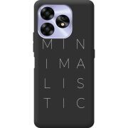 Черный чехол BoxFace Umidigi A15C Minimalistic