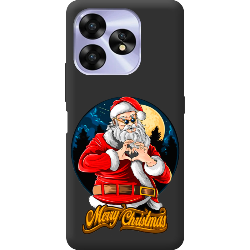 Черный чехол BoxFace Umidigi A15C Cool Santa