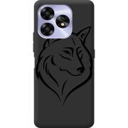 Черный чехол BoxFace Umidigi A15C Wolf