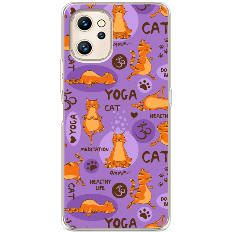 Чехол BoxFace Umidigi F3S Yoga Cat