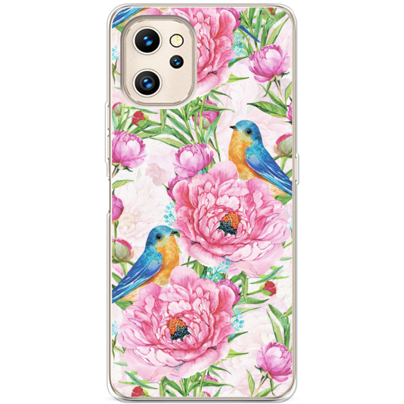 Чехол BoxFace Umidigi F3S Birds and Flowers