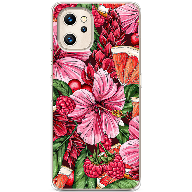 Чехол BoxFace Umidigi F3S Tropical Flowers