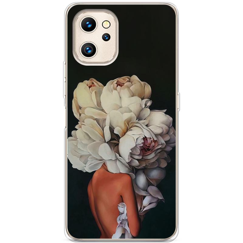 Чехол BoxFace Umidigi F3S Exquisite White Flowers