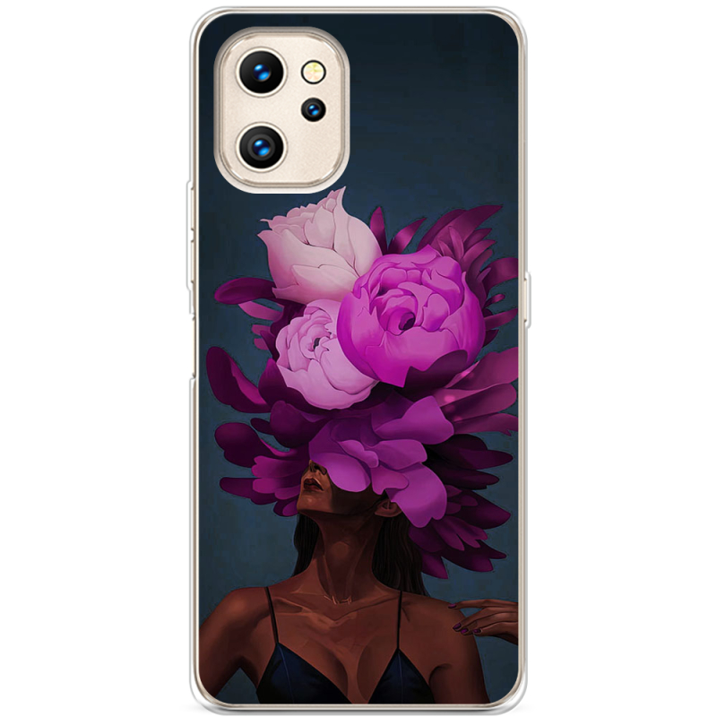 Чехол BoxFace Umidigi F3S Exquisite Purple Flowers