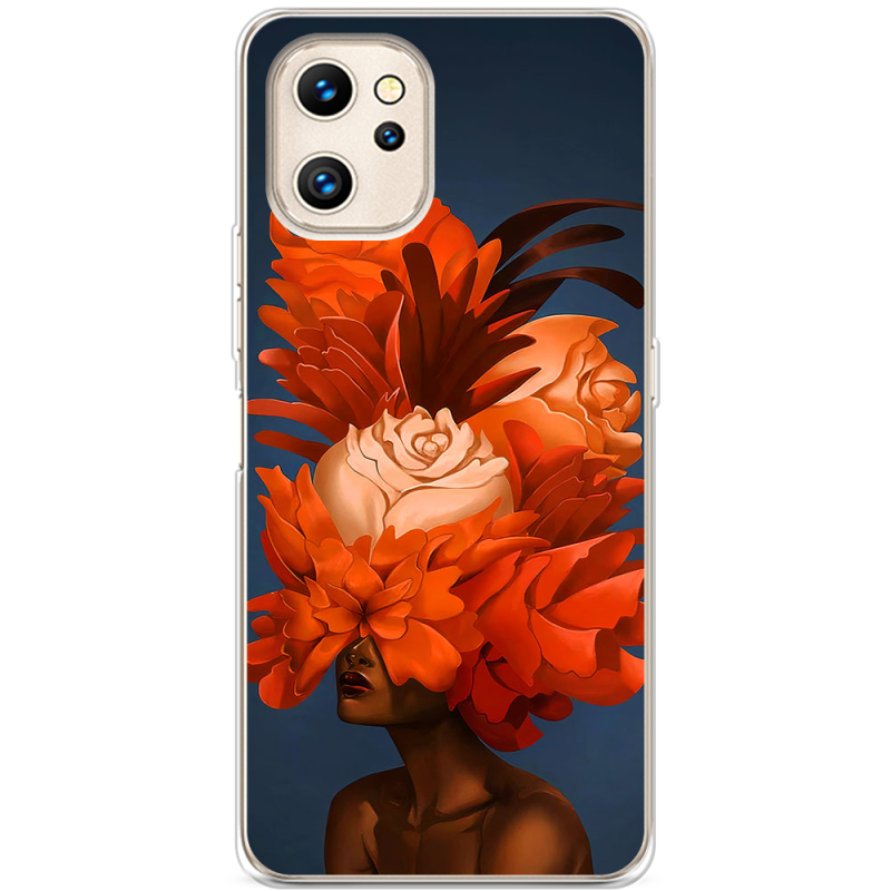 Чехол BoxFace Umidigi F3S Exquisite Orange Flowers