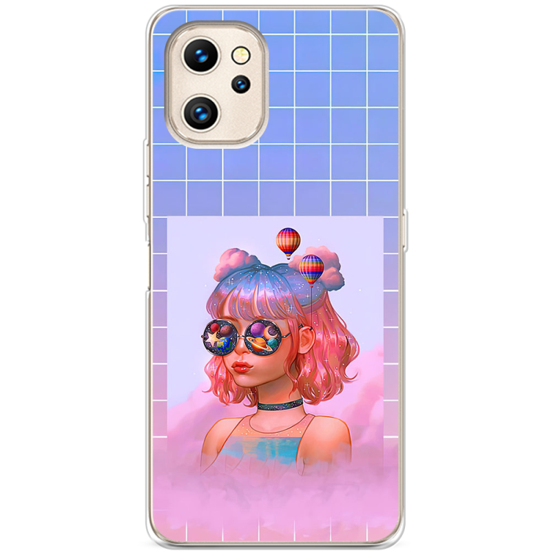 Чехол BoxFace Umidigi F3S Girl in the Clouds