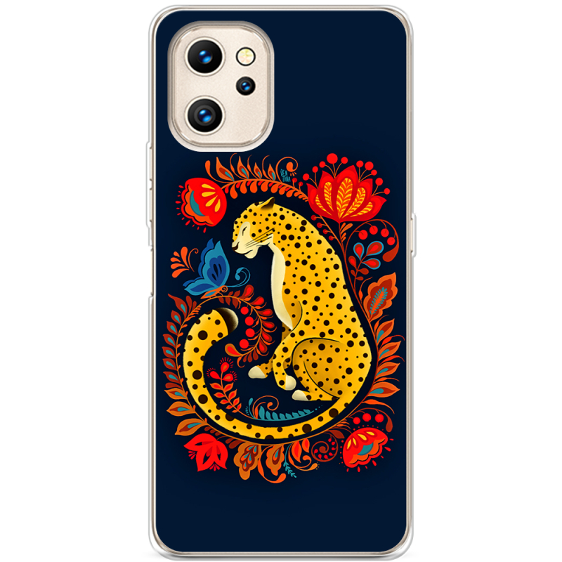 Чехол BoxFace Umidigi F3S Petrykivka Leopard