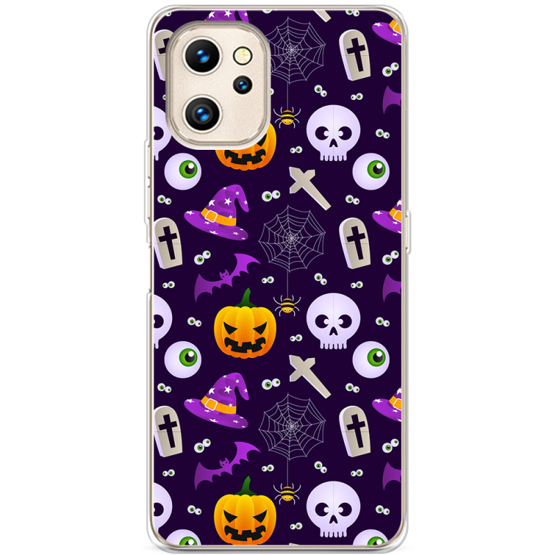 Чехол BoxFace Umidigi F3S Halloween Purple Mood