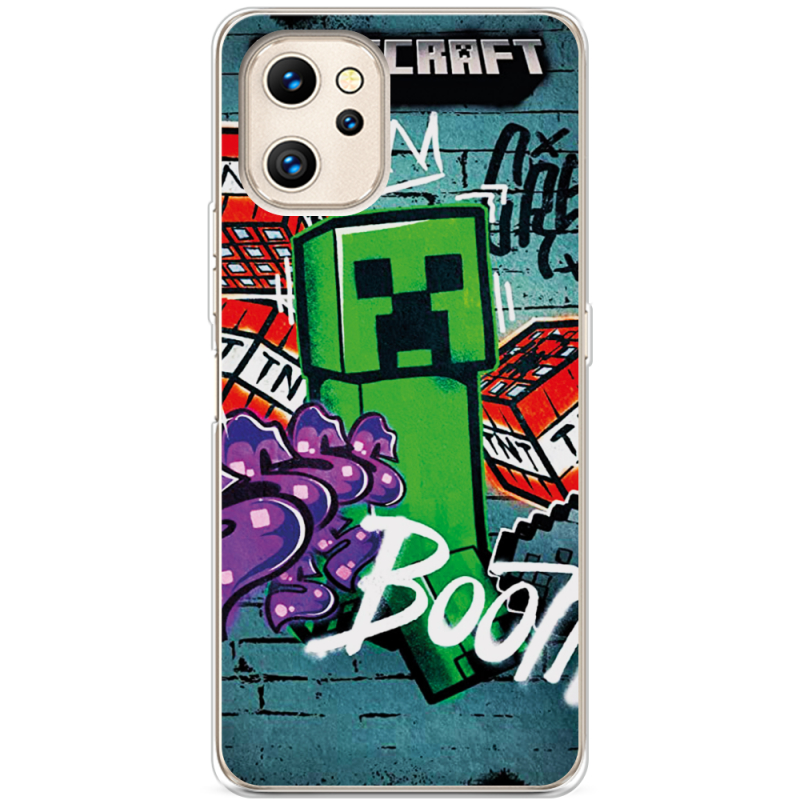 Чехол BoxFace Umidigi F3S Minecraft Graffiti