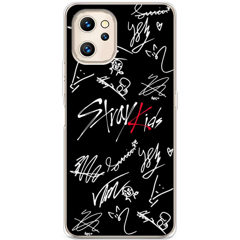 Чехол BoxFace Umidigi F3S Stray Kids автограф