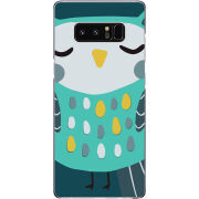 Чехол Uprint Samsung N950F Galaxy Note 8 Green Owl