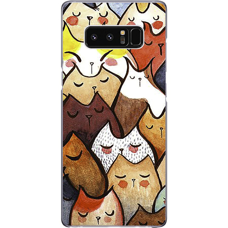 Чехол Uprint Samsung N950F Galaxy Note 8 Sleepy Cats