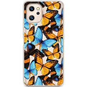 Прозрачный чехол BoxFace Umidigi F3S Butterfly Morpho