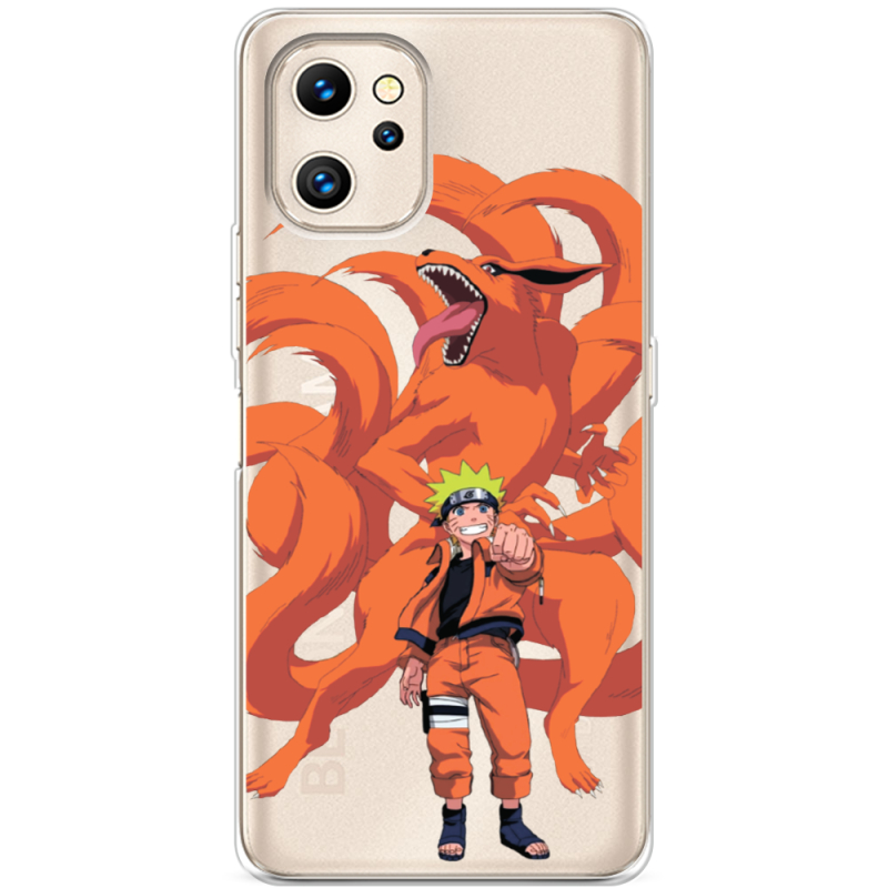 Прозрачный чехол BoxFace Umidigi F3S Naruto and Kurama