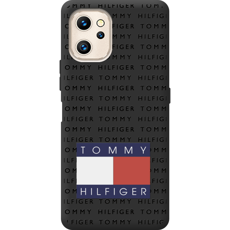 Черный чехол BoxFace Umidigi F3S Tommy Print